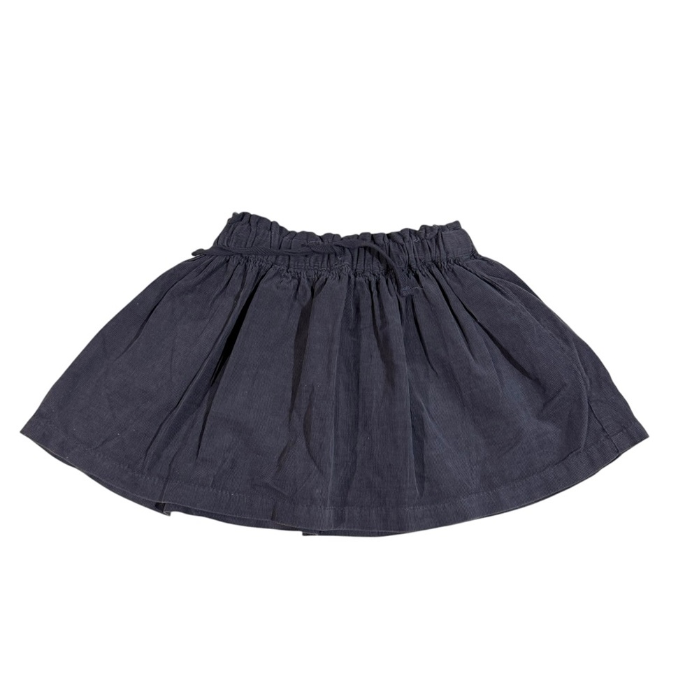 Zara Baby Girl Twirl Skirt Corduroy Gray Size 9-12 Months